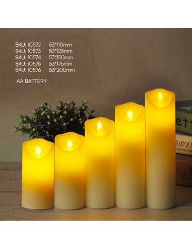 10576-Candela LED da Tavolo xmm a Batteria AA-3