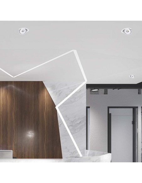 10579-Faretto LED COB da Incasso Rotondo  xmm Colore Bianco in-6