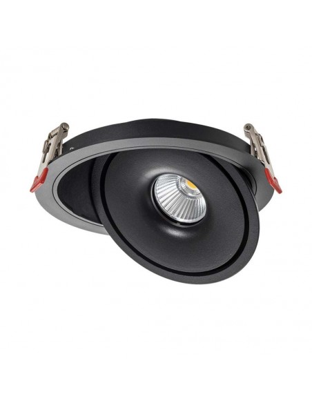 10582-Faretto LED COB da Incasso Rotondo  xmm Colore Nero in-1