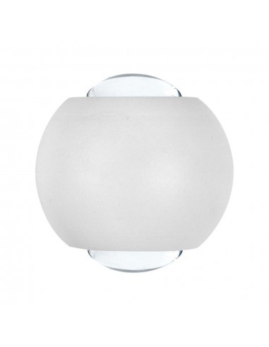 10585-Lampada LED da Muro Sferica  Doppio Fascio Luminoso Colore Bianco  IP-1