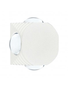 10589-Applique LED da Muro  con  Fasci Luminosi Corpo Bianco  IP-1