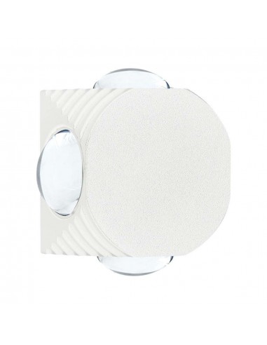 10589-Applique LED da Muro  con  Fasci Luminosi Corpo Bianco  IP-1