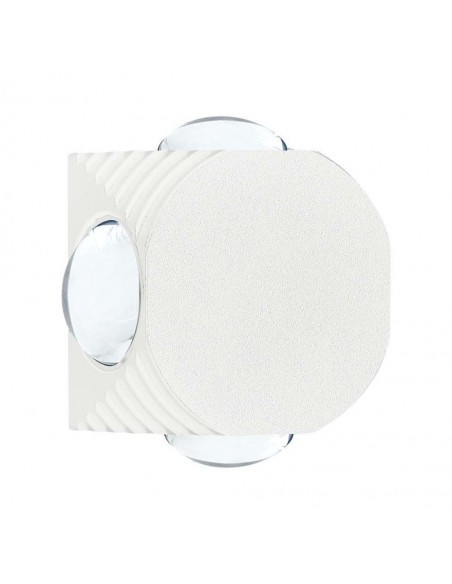 10589-Applique LED da Muro  con  Fasci Luminosi Corpo Bianco  IP-1