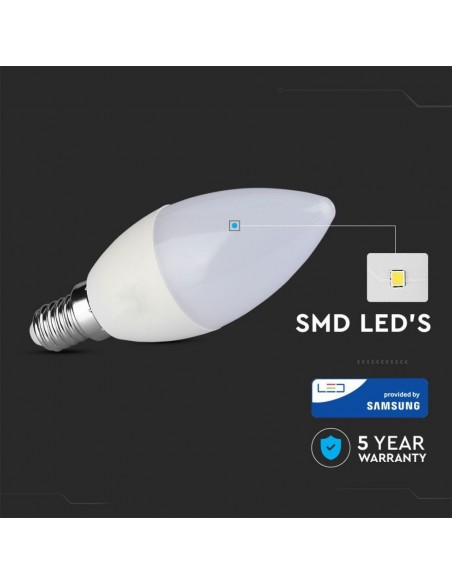 111-Lampadina LED Chip Samsung E  Candela -7