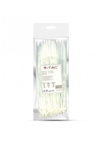 11163-Fascetta per Cavi xmm Colore Bianco Confezione  pezzi-2