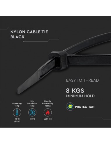 11164-Fascetta per Cavi xmm Colore Nero Confezione  pezzi-6