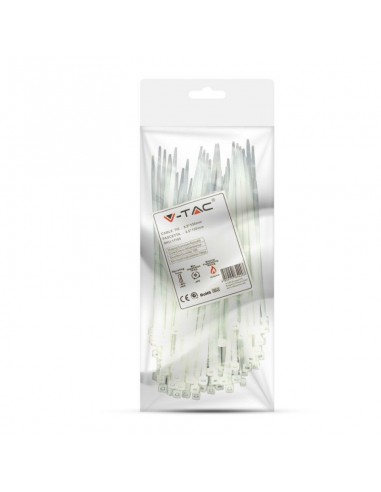 11165-Fascetta per Cavi xmm Colore Bianco Confezione  pezzi-2