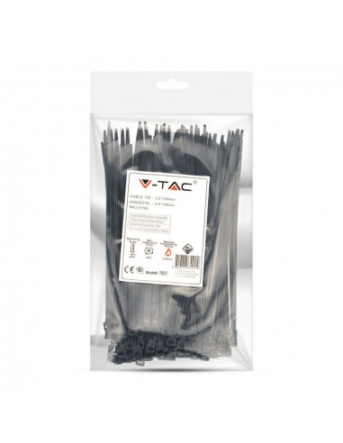 11166-Fascetta per Cavi xmm Colore Nero Confezione  pezzi-2