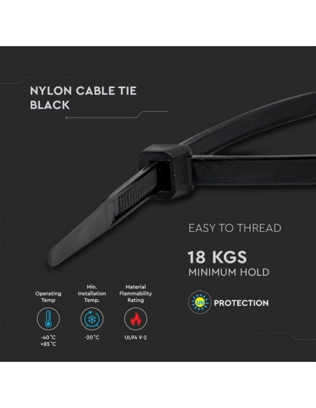 11169-Fascetta per Cavi xmm Colore Nero Confezione  pezzi-6