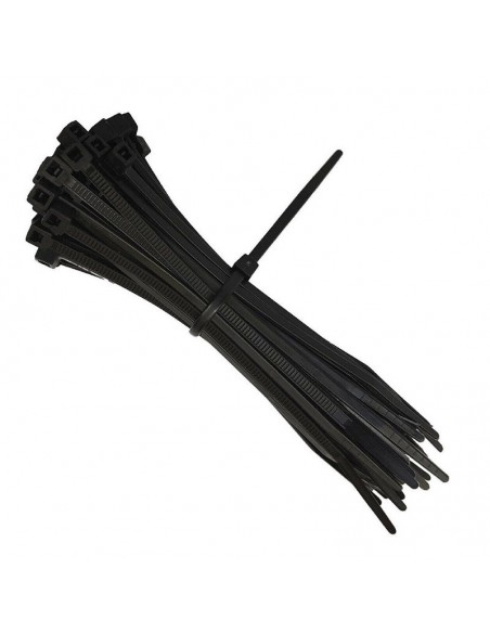 Fascetta per Cavi 7,6*300mm Nero (Confezione 100 pezzi)