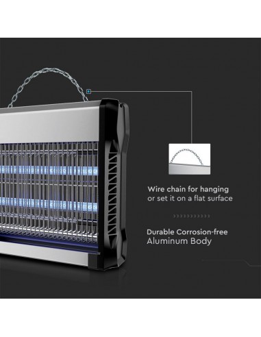 Zanzariera Elettrica con Tubi T5 UV...