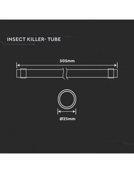 11217-Tubo LED T  G per Zanzariera Elettrica VT--3