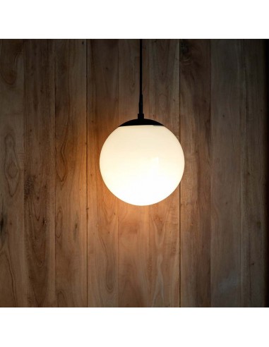 11825-Lampadario LED da Soffitto con Portalampada E max  Colore Nero Opaco Øxmm IP-4