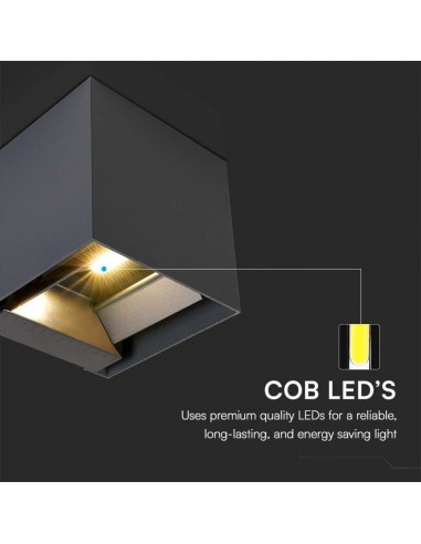 11884-Lampada LED da Giardino con Pannello solare e Sensore  Colore Nero   -6