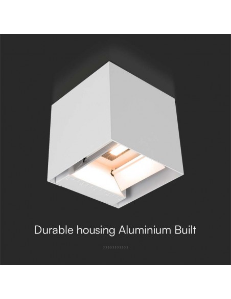 Lampada LED da Giardino con Pannello solare e Sensore 9W Bianco 150*153*150mm 3000K IP65