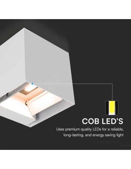 11887-Lampada LED da Giardino con Pannello solare e Sensore  Colore Bianco   -6