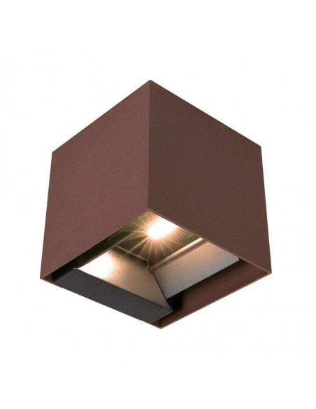 11888-Lampada LED da Giardino con Pannello solare e Sensore  Colore Corten   -1