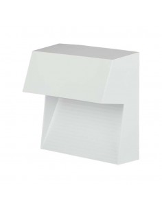 121402-Faretto LED Segnapasso Quadrato Montaggio a Plafone  Colore Bianco  -1