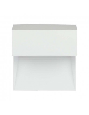 121402-Faretto LED Segnapasso Quadrato Montaggio a Plafone  Colore Bianco  -7