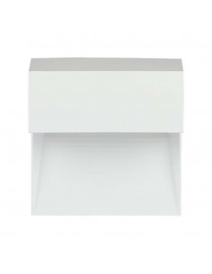 121403-Faretto LED Segnapasso Quadrato Montaggio a Plafone  Colore Bianco  -1