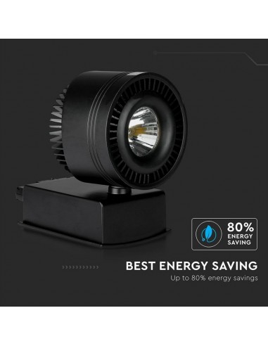 Faretto da Binario LED COB 33W CRI...