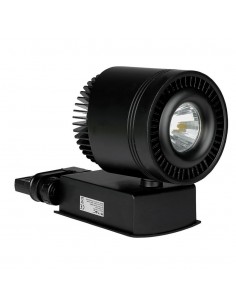 1238-Faretto LED COB da Binario  Colore Nero  CRI-1