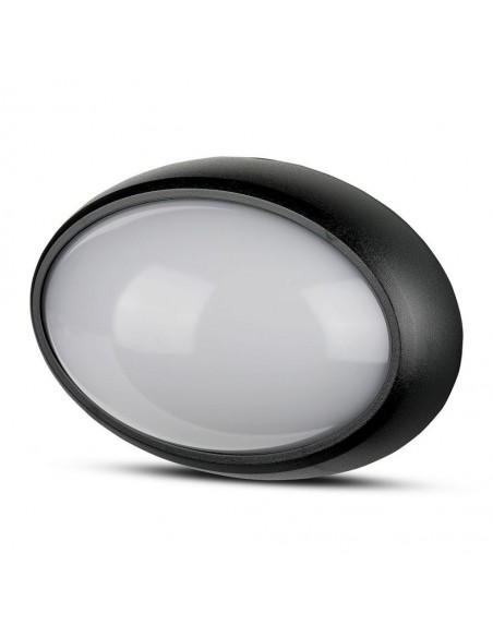 1267-Plafoniera LED Ovale  Colore Nero  IP-1