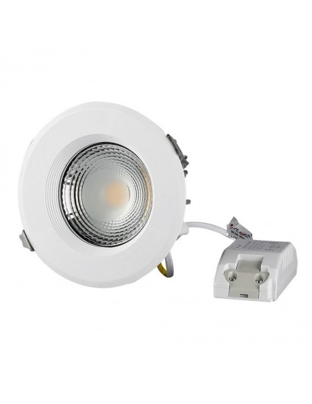 Faretto LED da Incasso Rotondo LED COB 20W 120LM/W Bianco 6400K