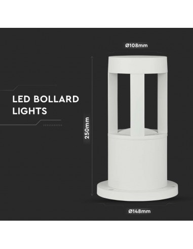 128317-Lampada LED da Giardino Fissaggio a Terra LED COB  Colore Bianco hcm  -3