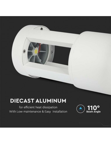 128317-Lampada LED da Giardino Fissaggio a Terra LED COB  Colore Bianco hcm  -6
