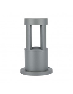 128321-Lampada LED da Giardino Fissaggio a Terra LED COB  Colore Grigio hcm  -1