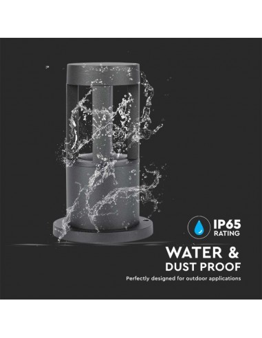 128322-Lampada LED da Giardino Fissaggio a Terra LED COB  Colore Nero hcm  -7