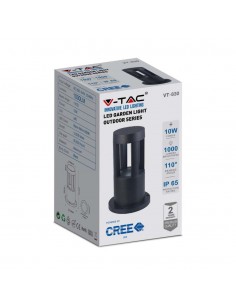 128324-Lampada LED da Giardino Fissaggio a Terra LED COB  Colore Nero hcm  -1 2