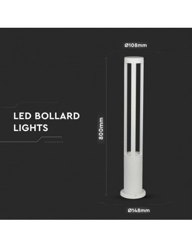 128326-Lampada LED da Giardino Fissaggio a Terra LED COB  Colore Bianco hcm  -3