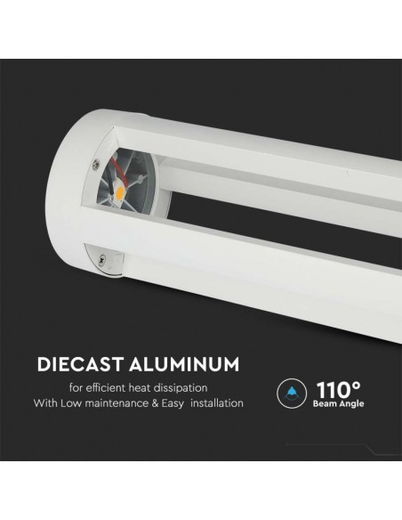 128326-Lampada LED da Giardino Fissaggio a Terra LED COB  Colore Bianco hcm  -6