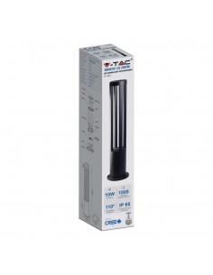 128333-Lampada LED da Giardino Fissaggio a Terra LED COB  Colore Nero hcm  -1 2