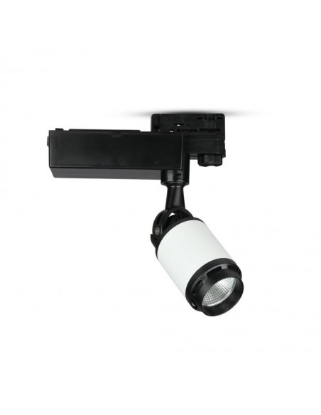1334-Faretto LED da Binario  Colore Nero e Bianco -1