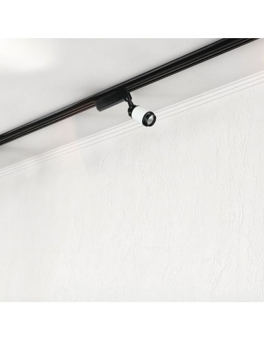 1334-Faretto LED da Binario  Colore Nero e Bianco -4