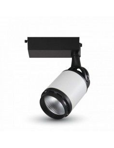 1340-Faretto LED da Binario  Colore Nero e Bianco -1