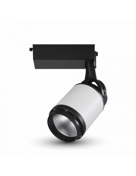 1340-Faretto LED da Binario  Colore Nero e Bianco -1