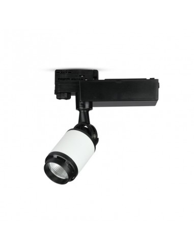 1340-Faretto LED da Binario  Colore Nero e Bianco -5