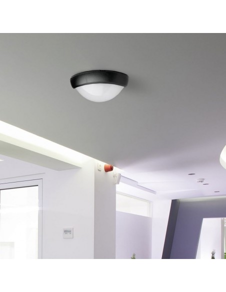 1349-Plafoniera LED Rotonda  Colore Nero  IP-5