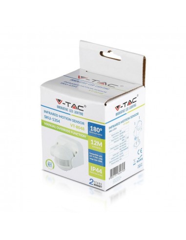 1354-Sensore di Movimento a Infrarossi  Montaggio a Plafone Max  IP-2