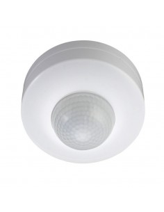 1355-Sensore di Movimento a Infrarossi  Montaggio a Plafone Con funzionalità ON/OFF Colore Bianco Max  IP-1