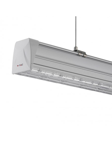 1362-Plafoniera LED Lineare Master  LM/W cm Doppia Lente Asimmetrica  IP Dimmerabile-1