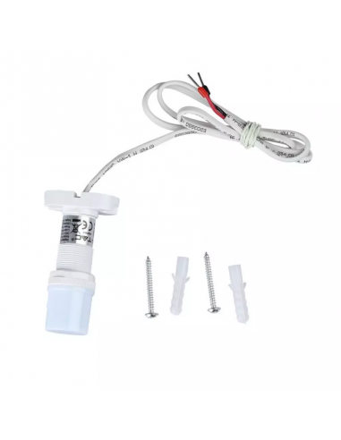 1369-Sensore Crepuscolare per Driver Dimmerabili -V  Colore Bianco IP-7