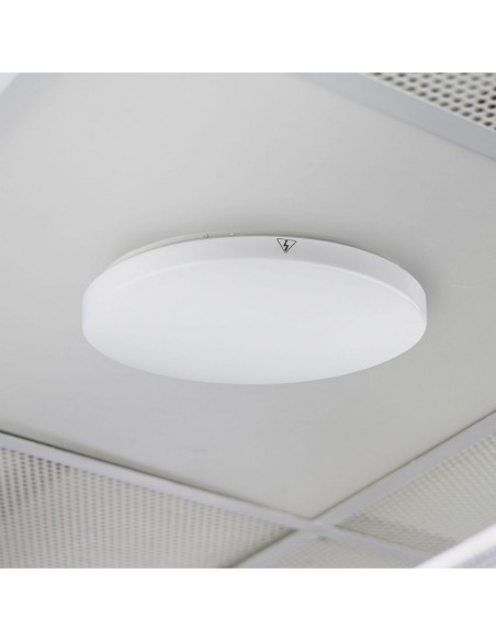 13949-Plafoniera LED Chip Samsung Rotonda  LM/W Colore Bianco  IP-5