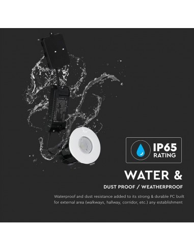 1424-Faretto LED COB da Incasso Rotondo   in   Resistente al Fuoco con Bluetooth  Dimmerabile-6