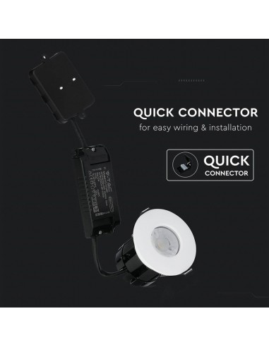 1424-Faretto LED COB da Incasso Rotondo   in   Resistente al Fuoco con Bluetooth  Dimmerabile-7