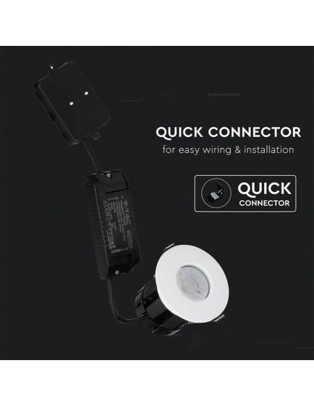 1424-Faretto LED COB da Incasso Rotondo   in   Resistente al Fuoco con Bluetooth  Dimmerabile-7